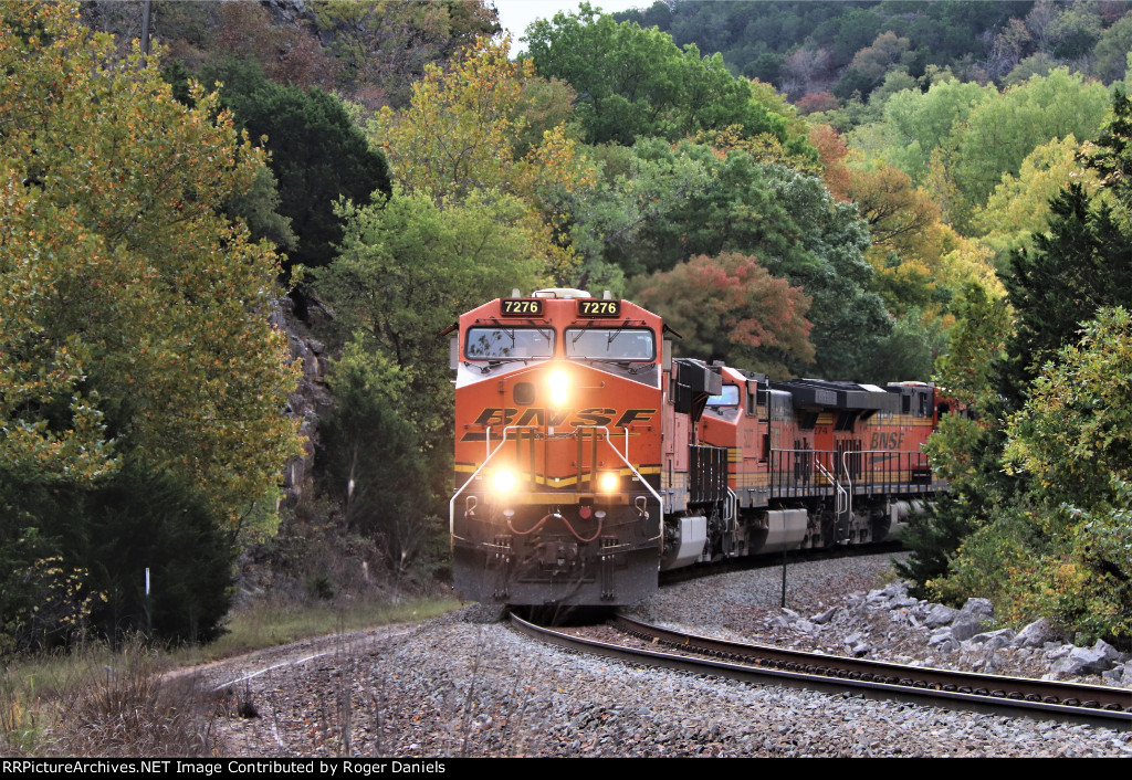 BNSF 7276 at Crusher Oklahoma